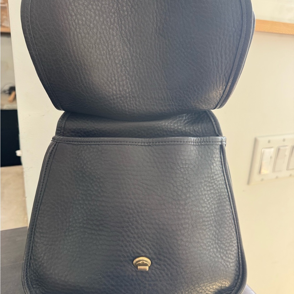 Vintage Coach Berkeley Saddle Bag 9014 Black - Picture 6 of 8